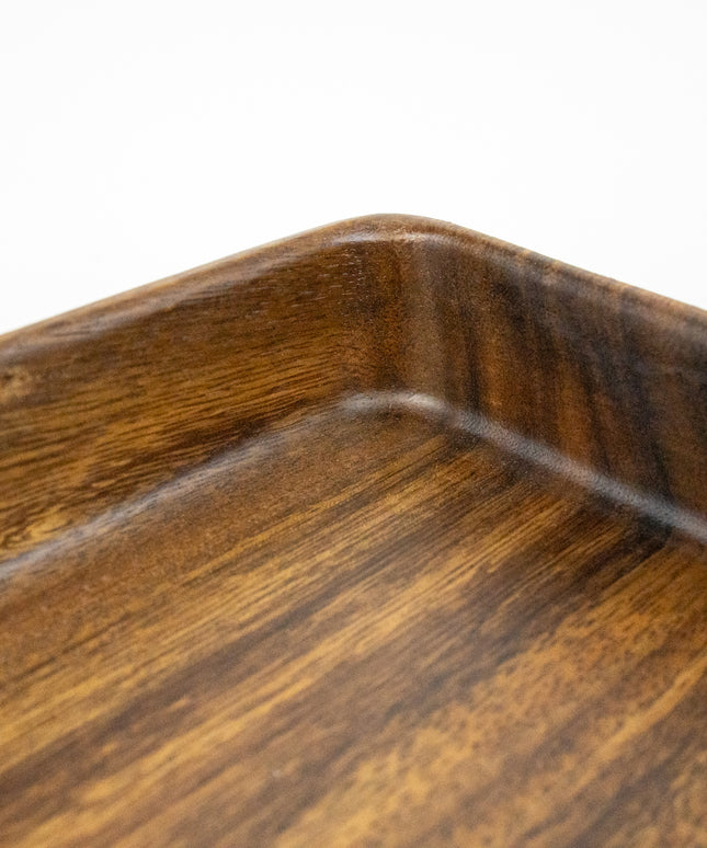 BWL Stackable Walnut Wood Tray - BamWoodLife